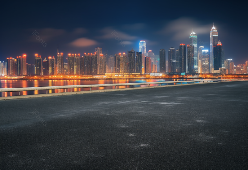 宽广道路灯光夜景城市道路素材,高清,摄影图,摄影图片,图片大全,摄影图免费下载